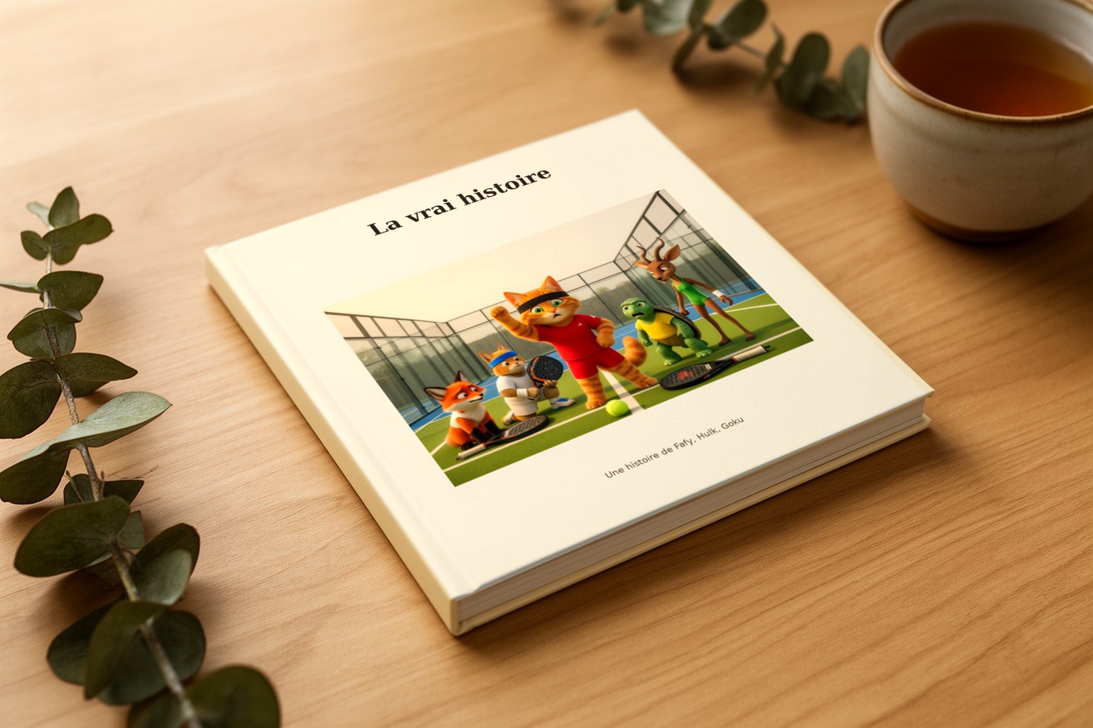 Le livre « La vrai histoire », relié