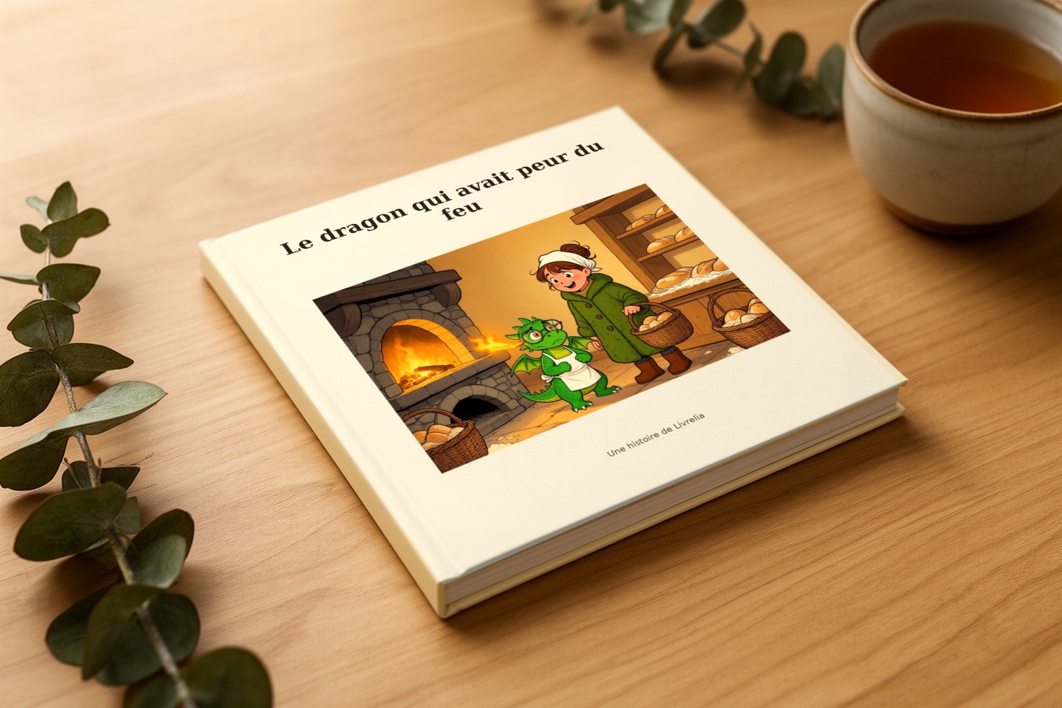 Le livre « Le dragon qui avait peur du feu », relié