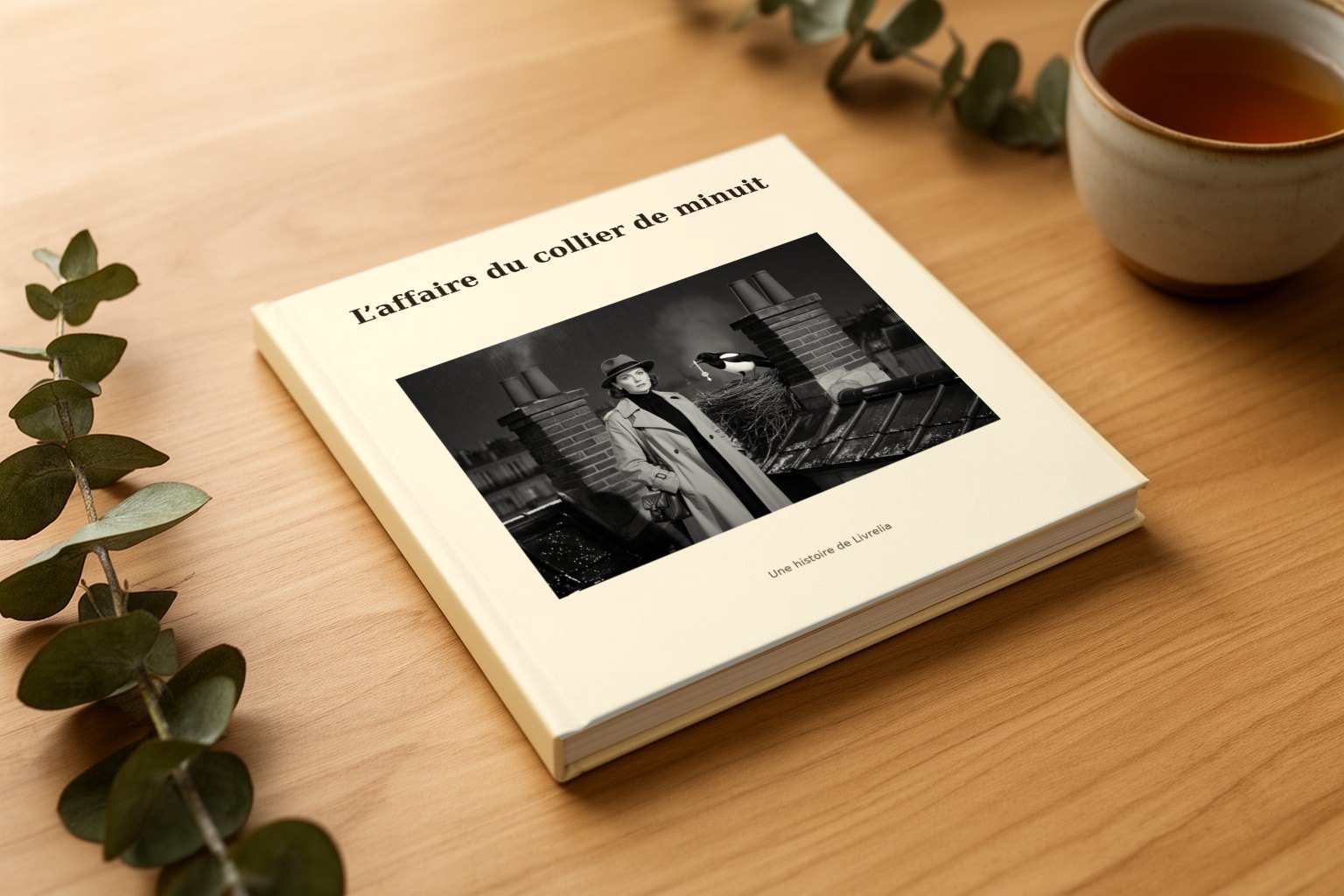 Le livre « L’affaire du collier de minuit », relié